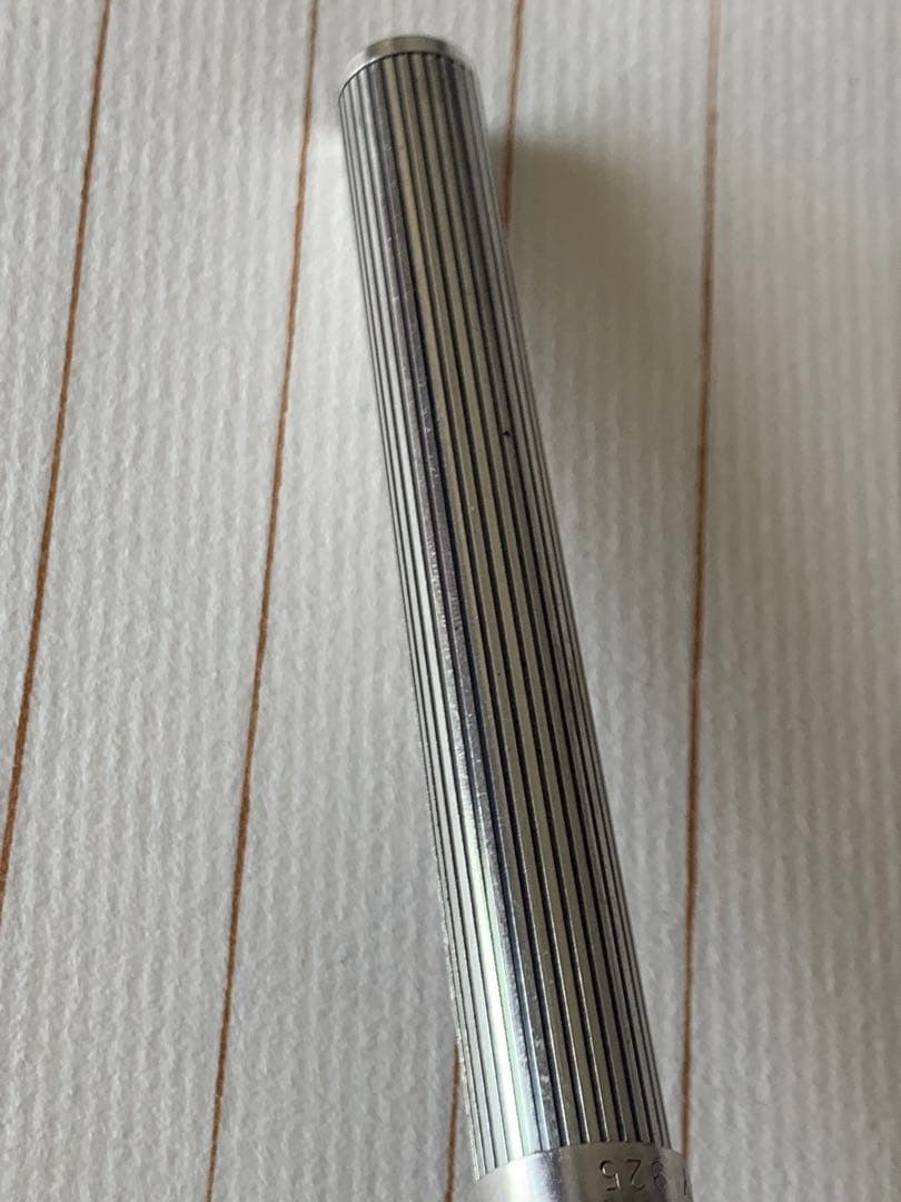 極めて希少 Rambold 925 シルバー 万年筆 14K WG