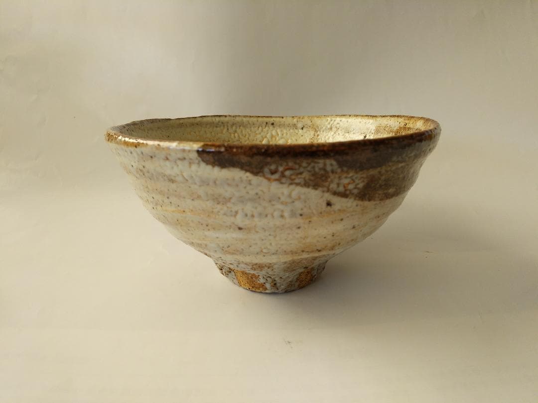 灰釉鉄彩茶碗 喜兵窯 猪飼祐一 作 茶碗 共箱 共布 栞 茶器 抹茶碗 新品