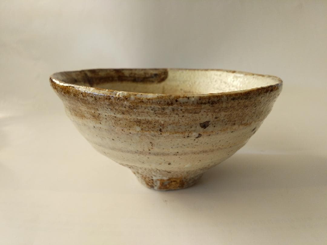 灰釉鉄彩茶碗 喜兵窯 猪飼祐一 作 茶碗 共箱 共布 栞 茶器 抹茶碗 新品