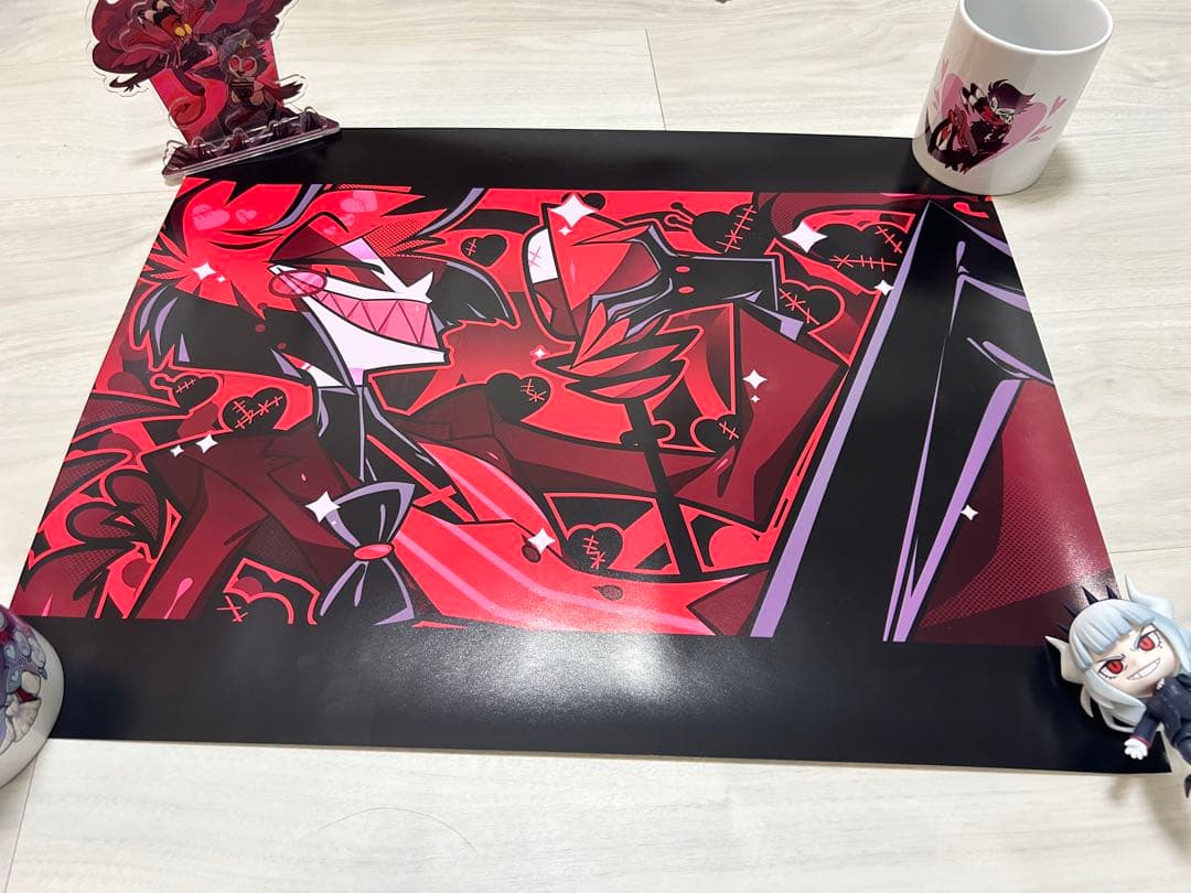 ハズビンホテル　アラスター　2024バレンタイン限定　ポスター