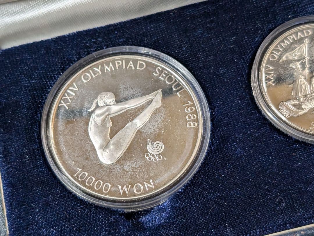 韓国 10000ウォン銀貨 5000ウォン銀貨 1988年 ソウルオリンピック