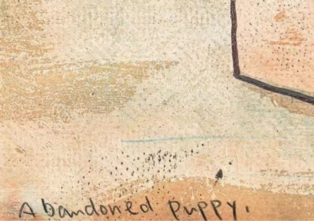 奈良美智『忘れられた子犬、待っている』