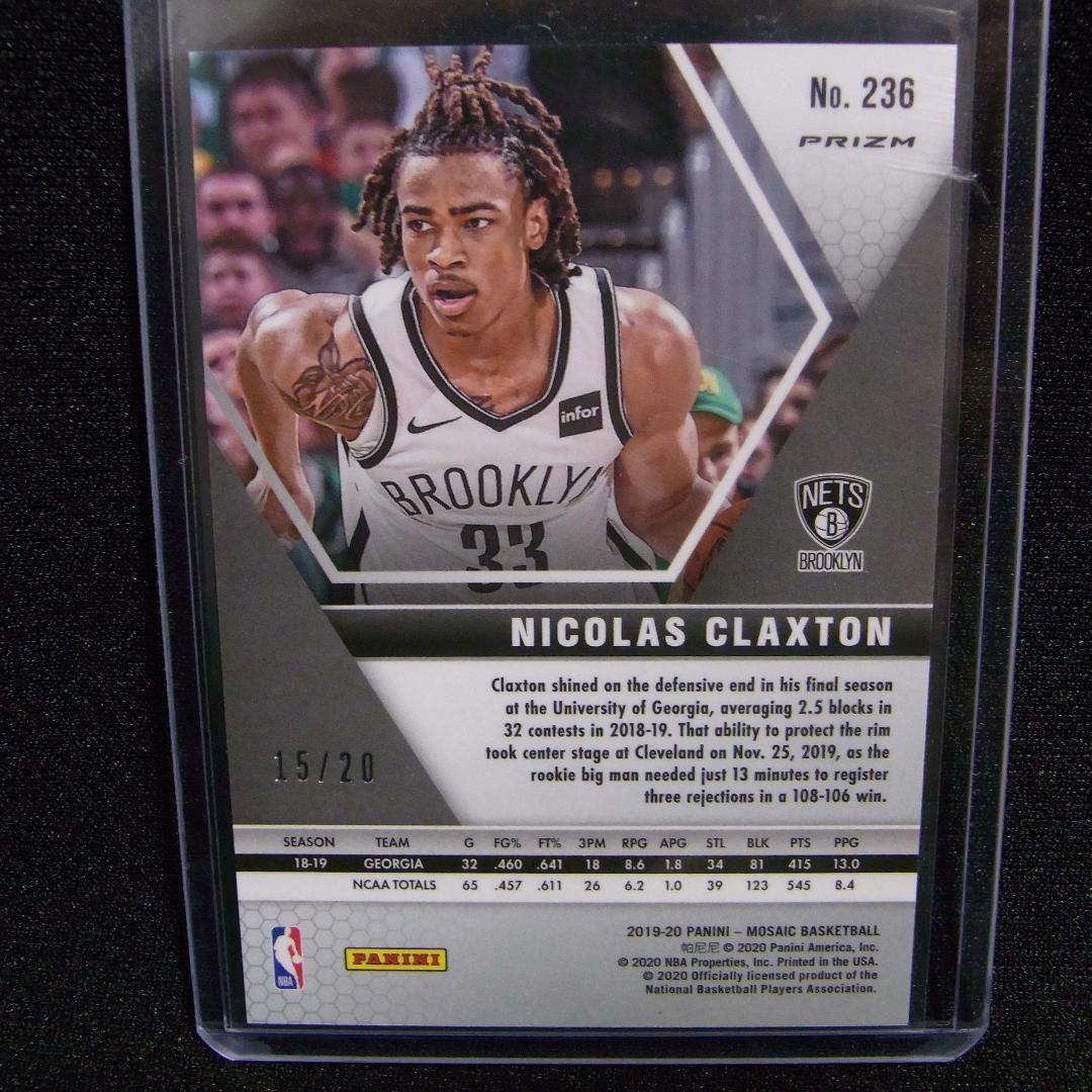 【価格高騰中】NICOLAS CLAXTON 20シリ RC PANINI
