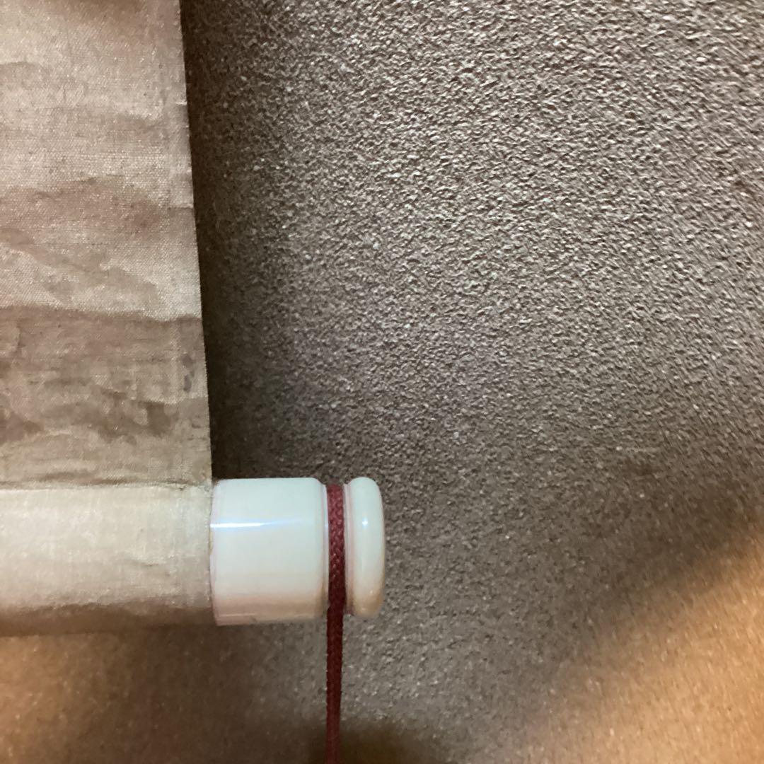 狩野養信筆　尾形袍祝花鳥画写　絹本掛軸一幅　肉筆画　晴川法眼自題箱極模写NO43