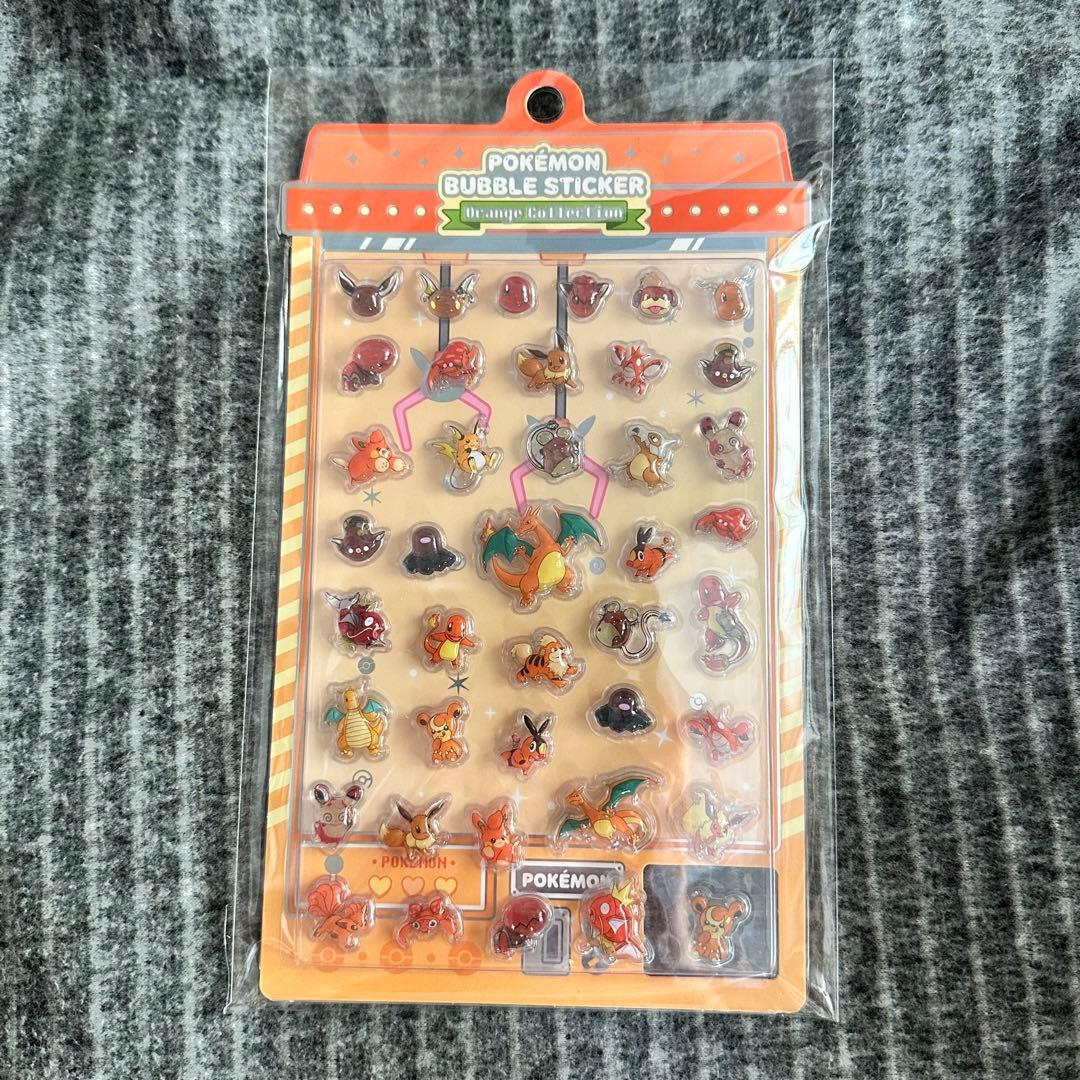 ポケモン 韓国公式 バブルステッカー 全8種 コンプリートセット