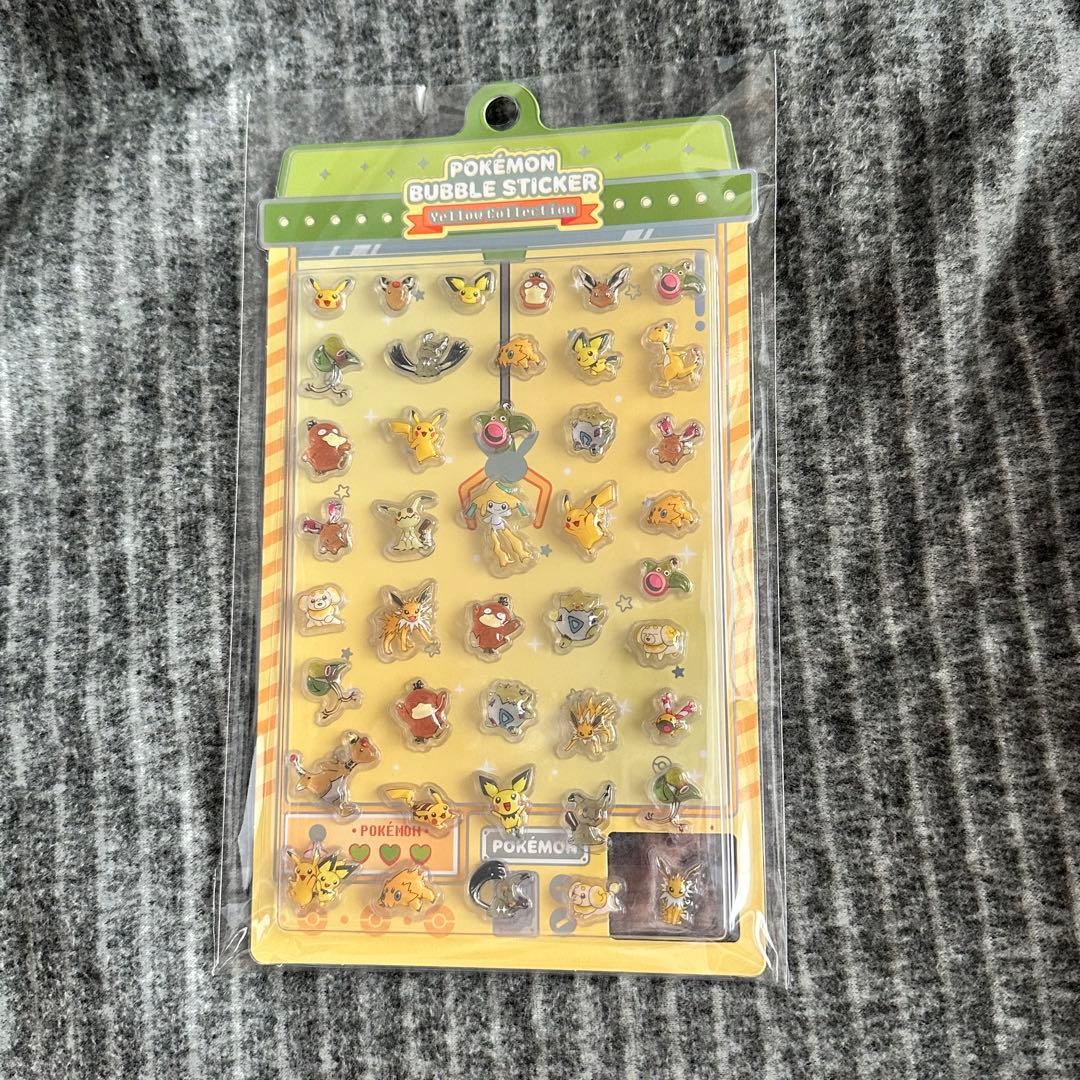 ポケモン 韓国公式 バブルステッカー 全8種 コンプリートセット