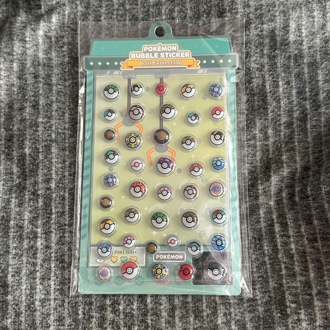 ポケモン 韓国公式 バブルステッカー 全8種 コンプリートセット