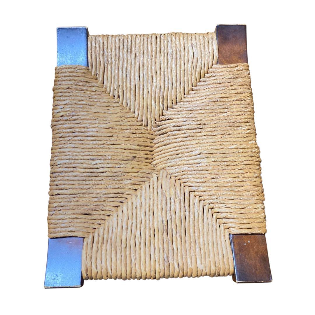 松本民芸家具 #514型 ラッシスツール② ミズメザクラ 水目桜 藺草 伝統工芸