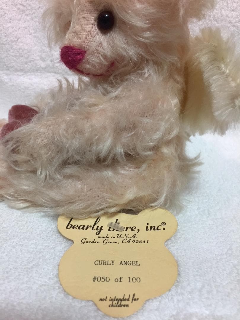 テディベア カーリーエンジェル 限定品 ベアリーゼア 作家 リンダシュピーゲル