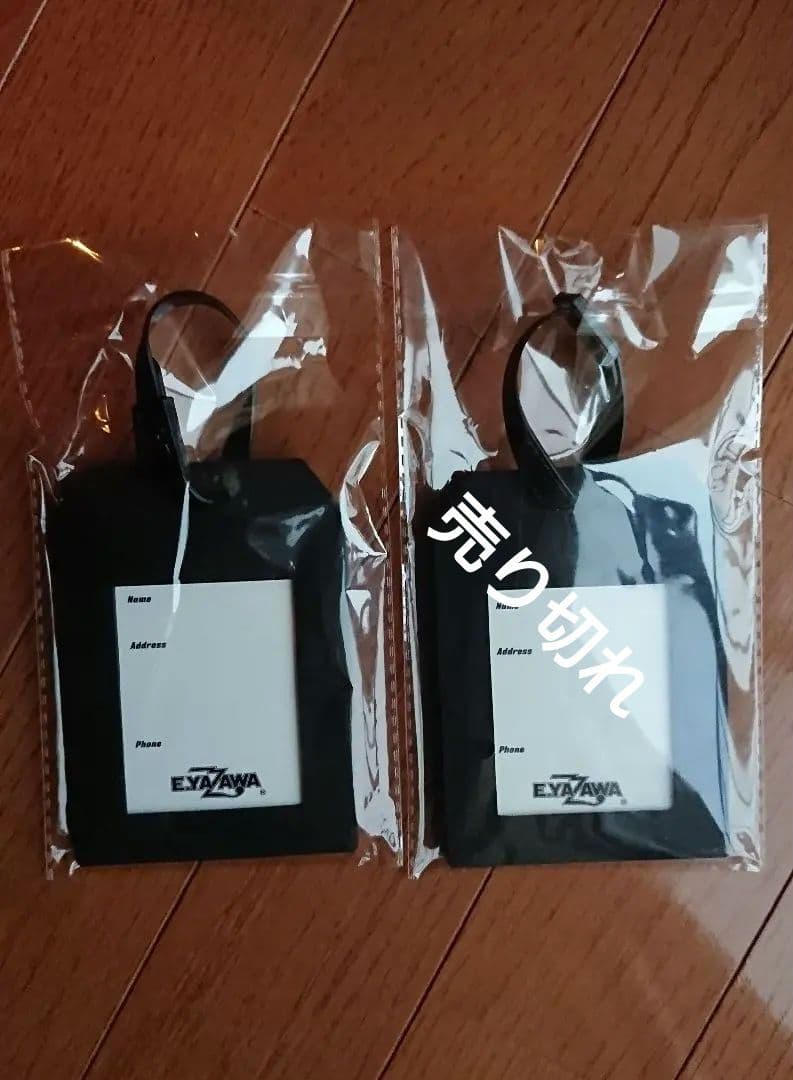 矢沢永吉 東京ドーム メモリアルラゲージタグ 赤 青 ステッカーつき