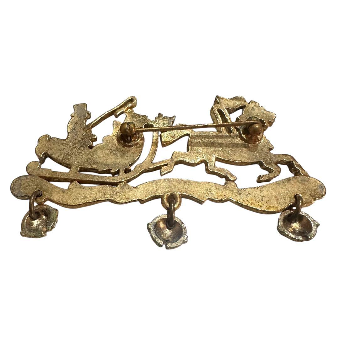 エルメス　七宝焼　ブローチ　ヴィンテージ