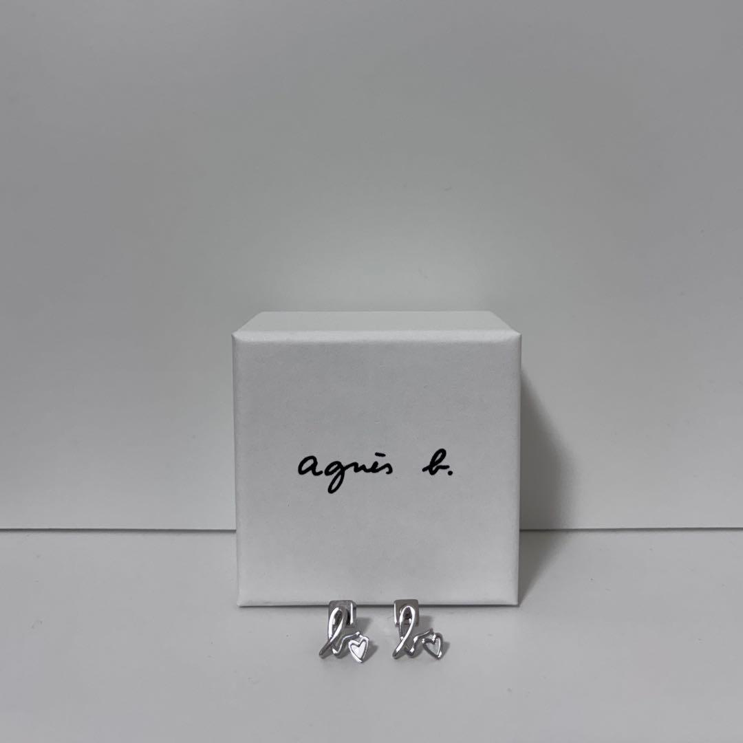 【美品】アニエスベー　agnes b. ピアス　シルバー