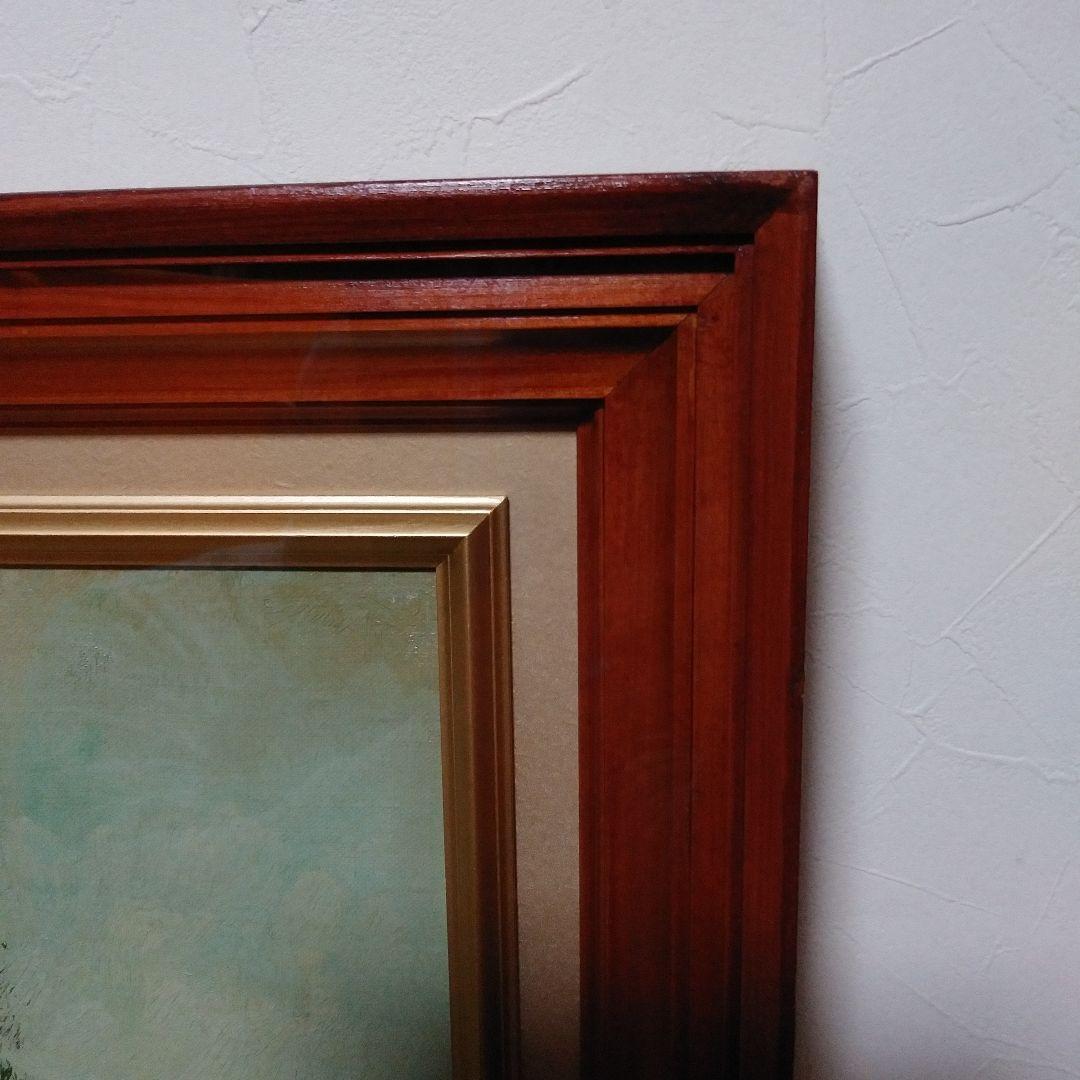 油絵　額入り(風景画)