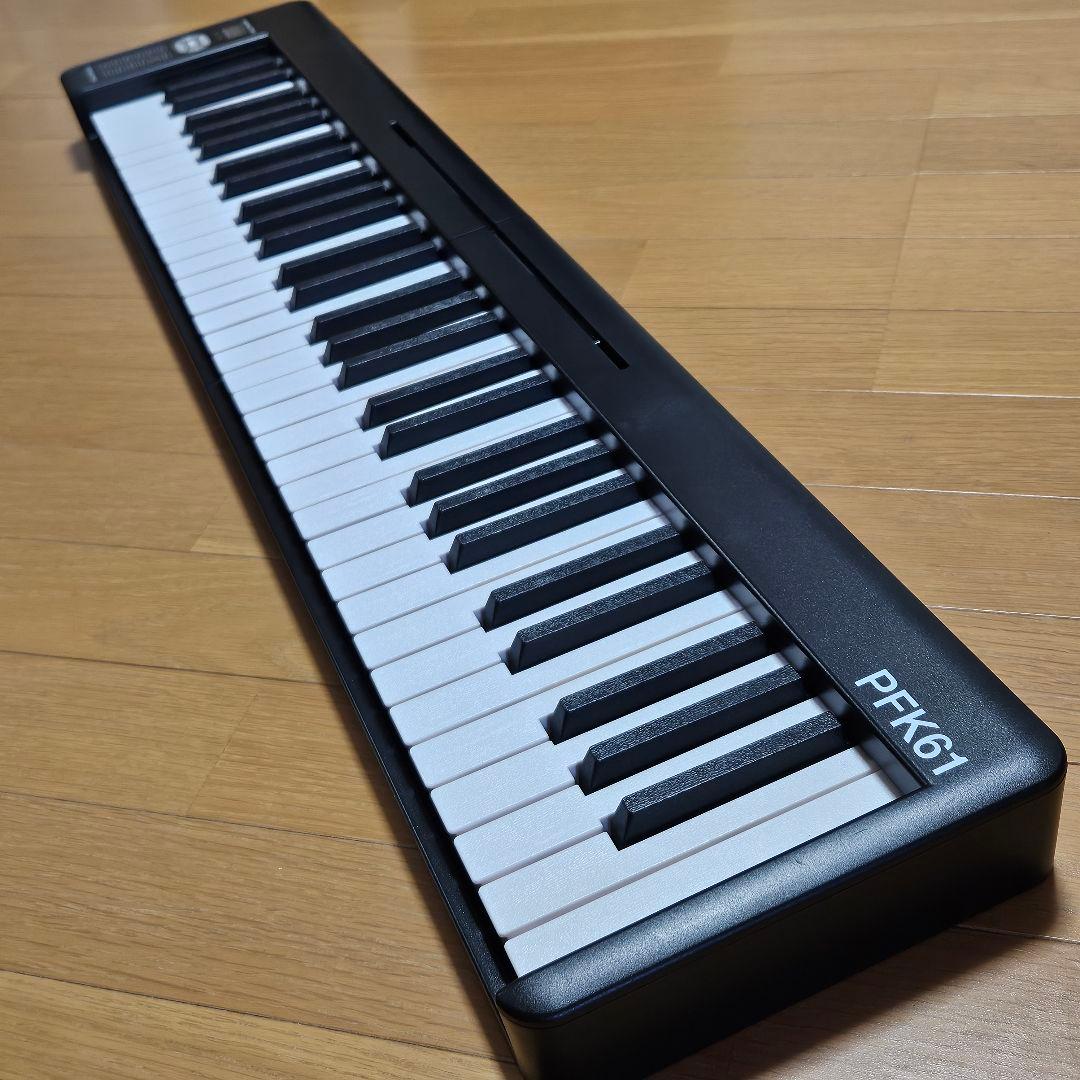PLAYTECH PFK61 61鍵ポータブルキーボード 専用ケース付き