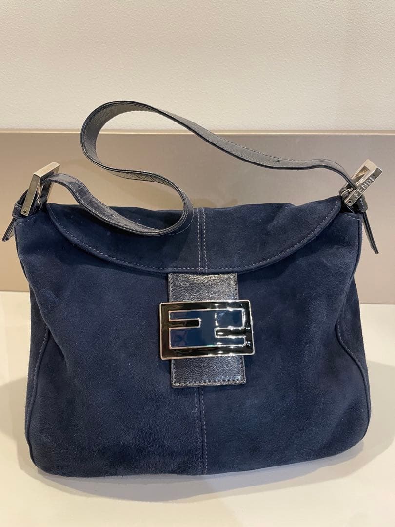 FENDI マンマバケット　ネイビー　保存袋付き