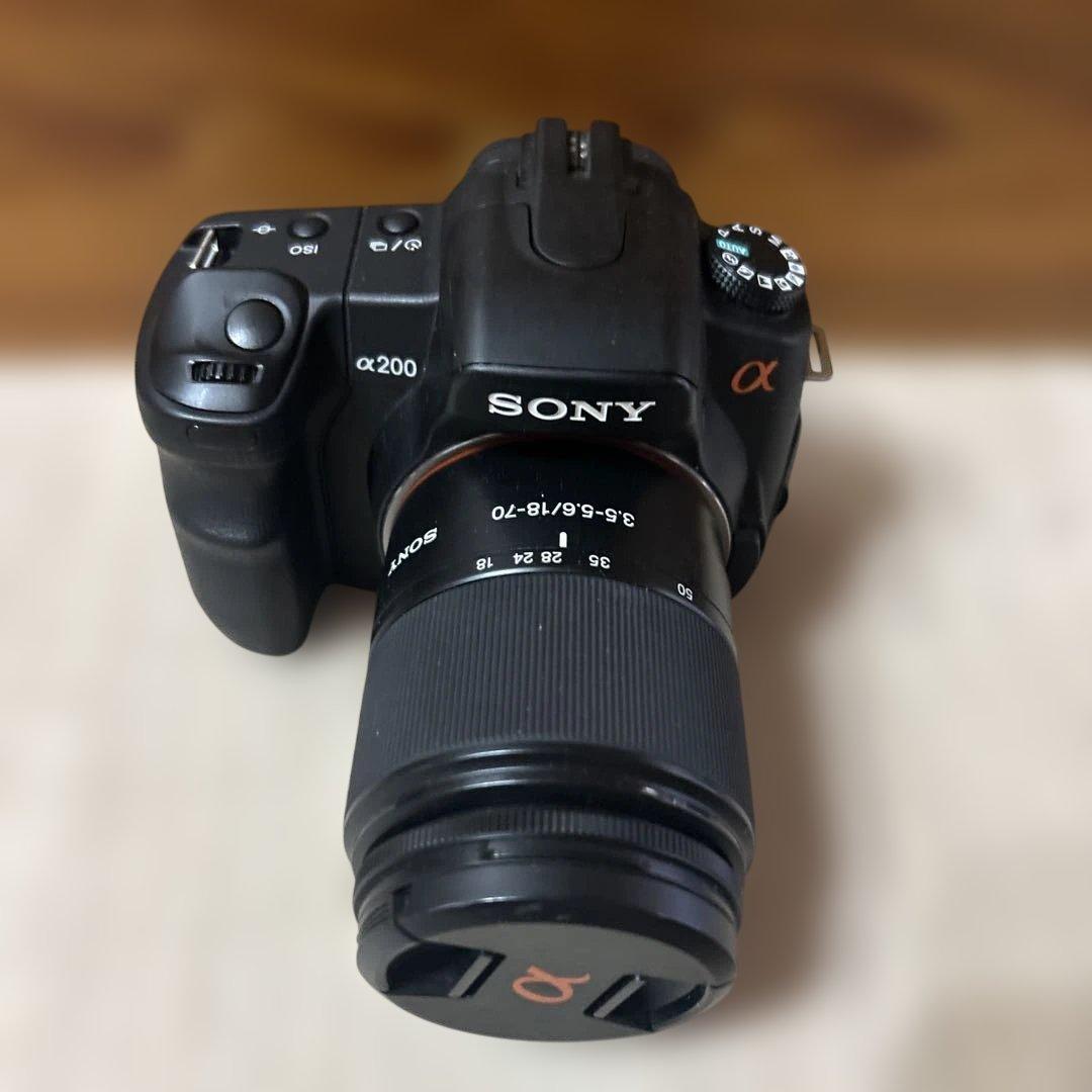 SONY デジタル一眼　α200 ボディ DSLR-A200 ブラック　動作良好