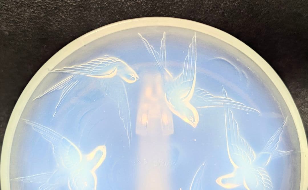 Sabino France サビノ オパルセント ツバメ プレート 直径12㎝