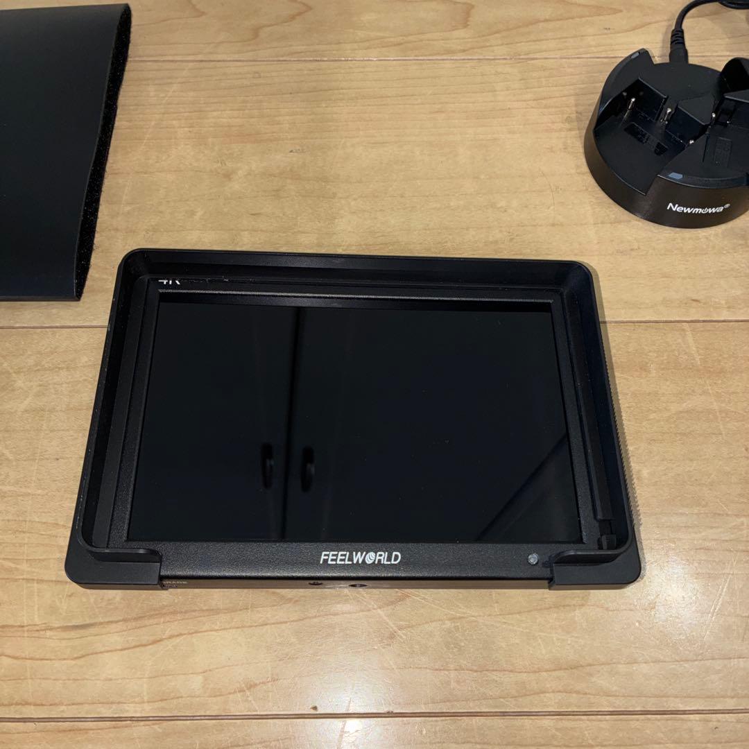 バッテリー3つセット7インチ 液晶モニター4K （FEELWORLD T7