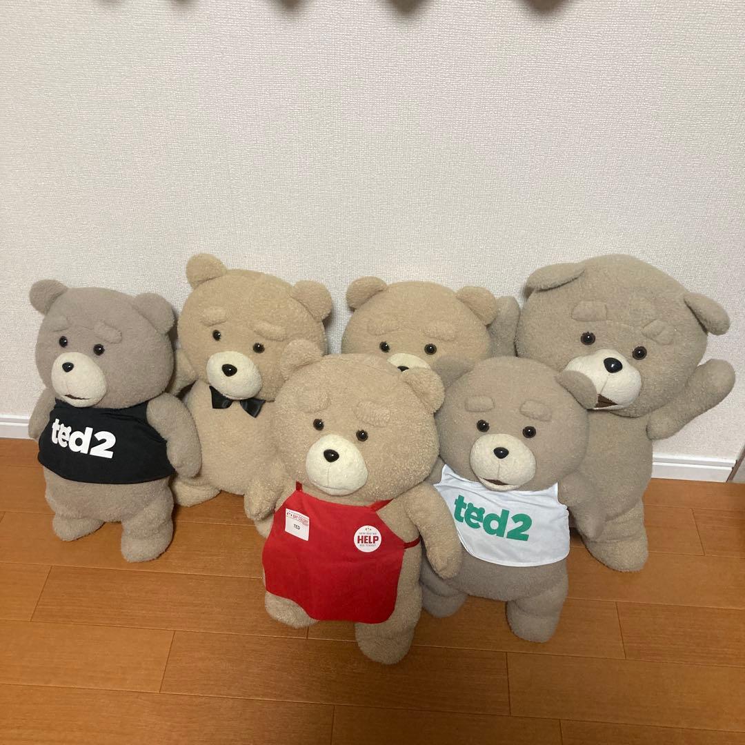 テッドぬいぐるみ(大)6体セット