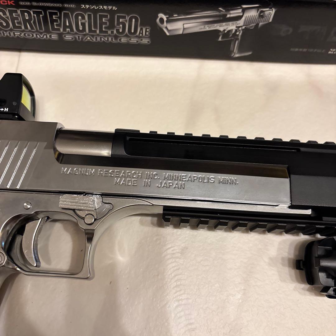 東京マルイデザートイーグル50AE クロームステンレス カスタム済み24時間価格