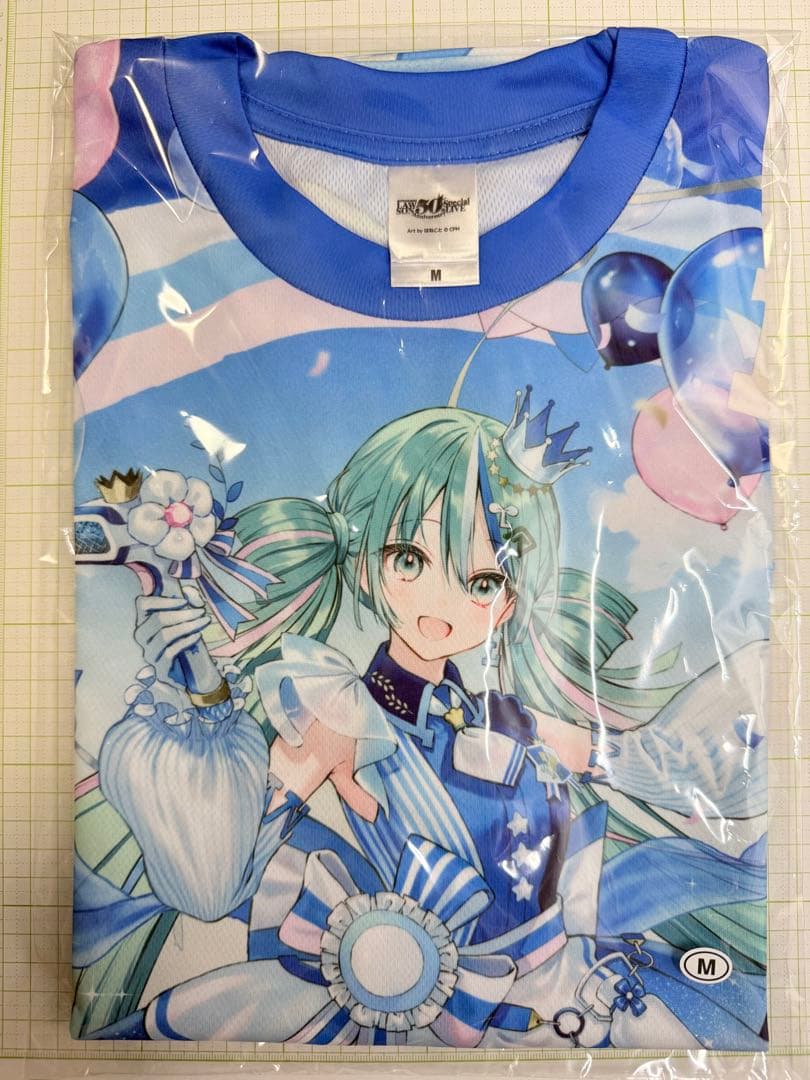 ローソン 初音ミク フルグラフィックTシャツ mサイズ ローミク 50thライブ