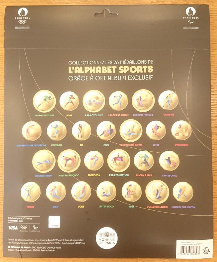 2023 フランス パリ2024 オリ・パラ開催記念 26競技メダル セット