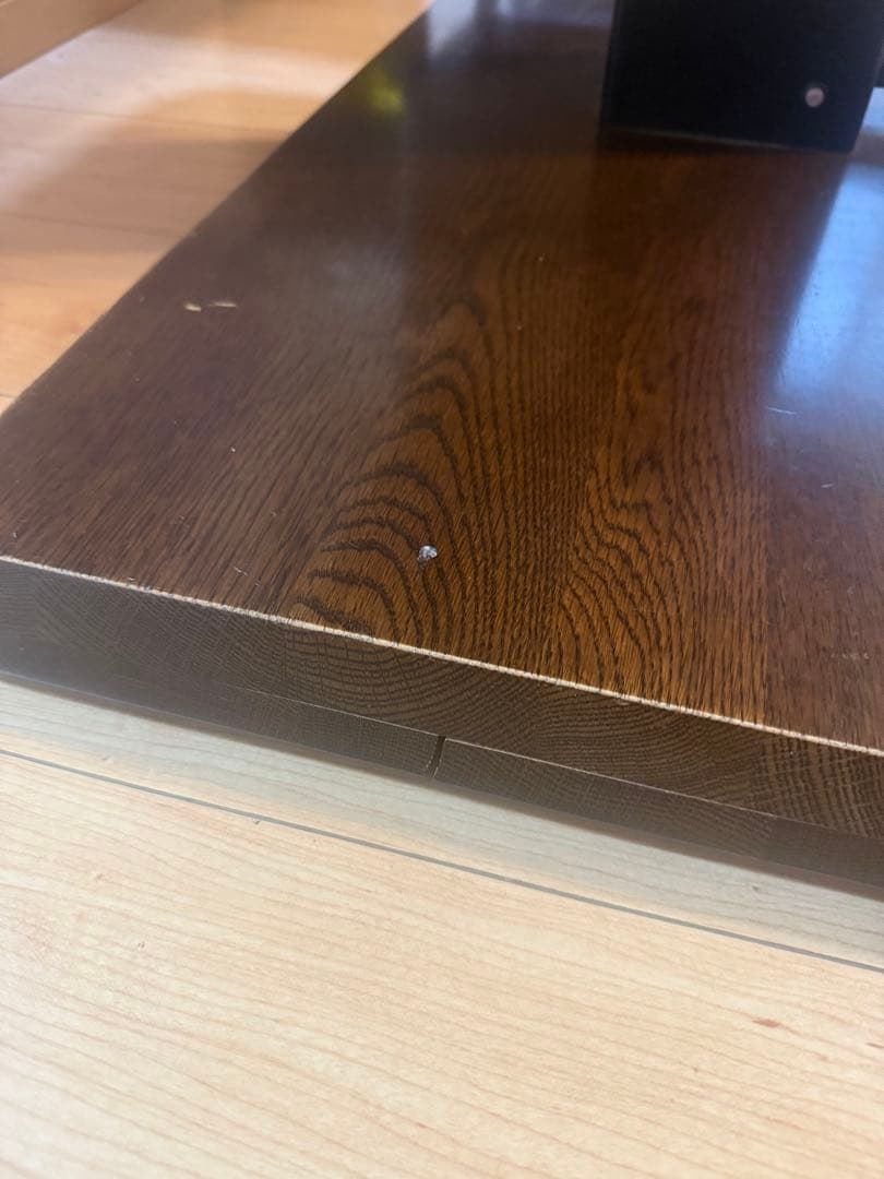 【美品即決のみ】IDC大塚家具ダークブラウン 木製 ダイニングテーブル