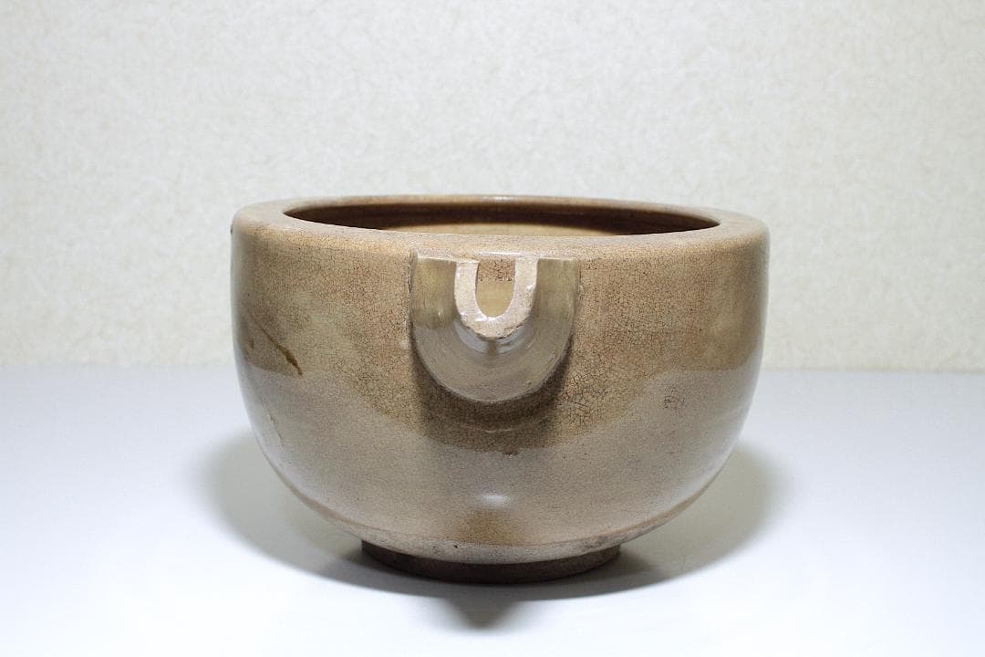 江戸後期-明治 絵瀬戸 紅葉文 片口