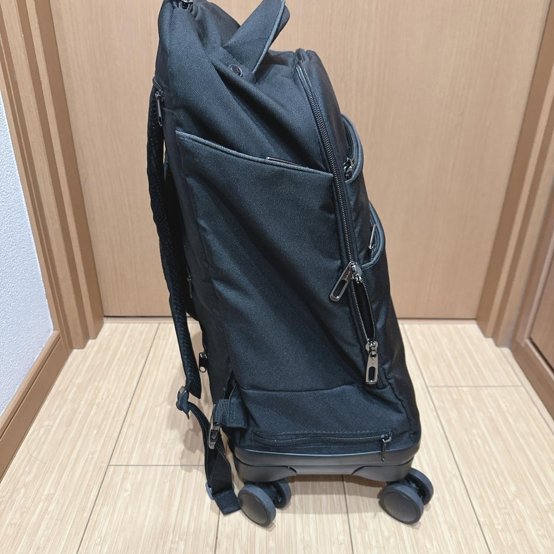 【美品】龍屋半左衛門 機内持ち込みサイズ リュック キャリーケース ブラック