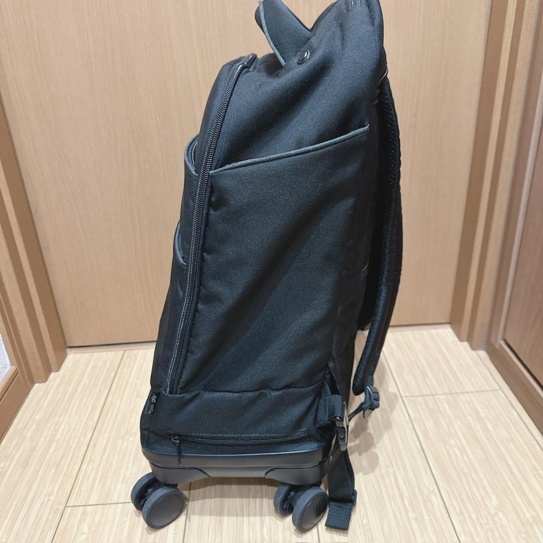 【美品】龍屋半左衛門 機内持ち込みサイズ リュック キャリーケース ブラック