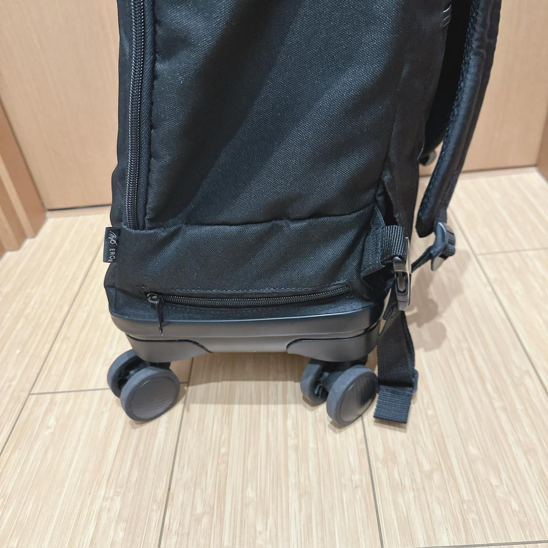 【美品】龍屋半左衛門 機内持ち込みサイズ リュック キャリーケース ブラック