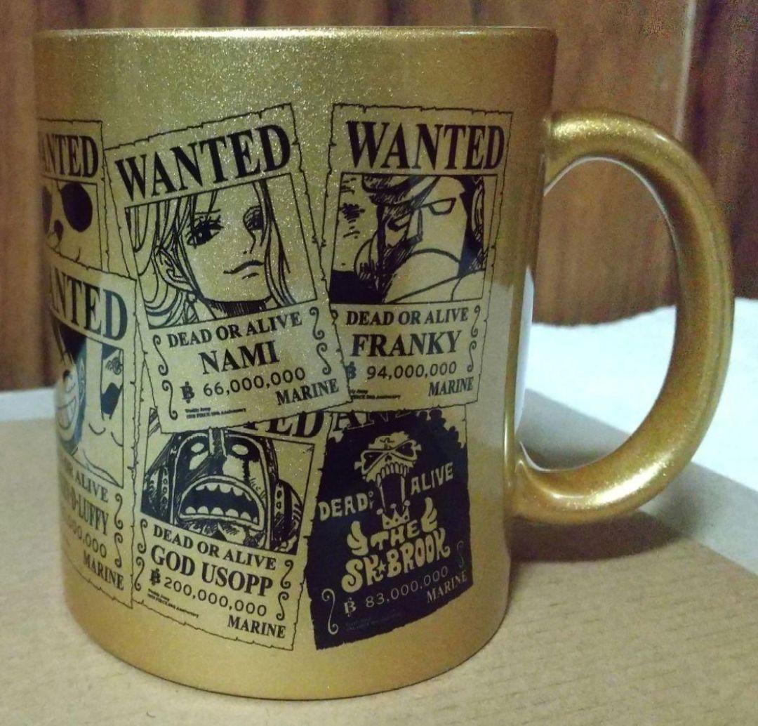 ワンピース 20周年記念 ゴールドマグカップ 100名限定 当選品