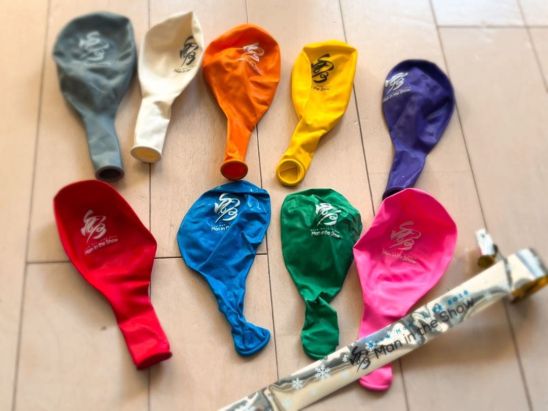 Man 雪 Man in the show 風船 全９種 銀テープ④