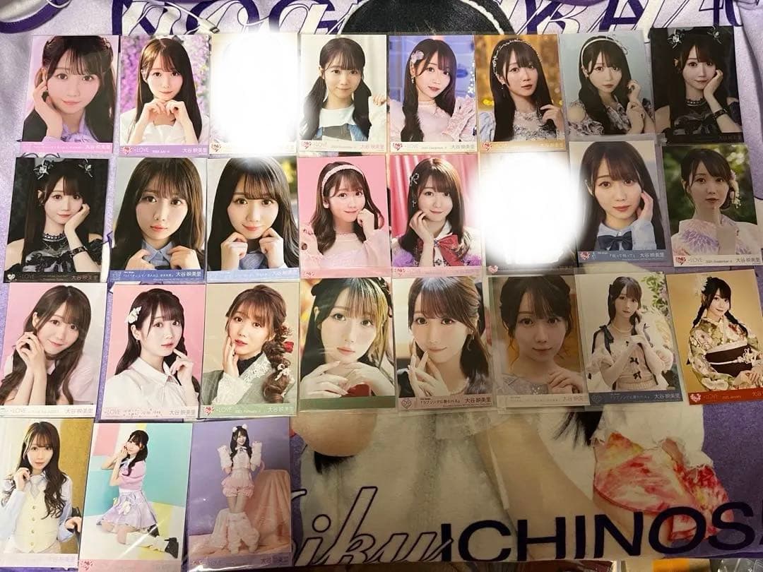 イコラブ 大谷映美里 生写真 コンプ、バラ、ミニフォト まとめ売り 4枚分