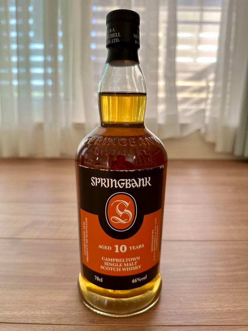 スプリングバンク10年 シングルモルトウイスキー 700ml+ロングロウ