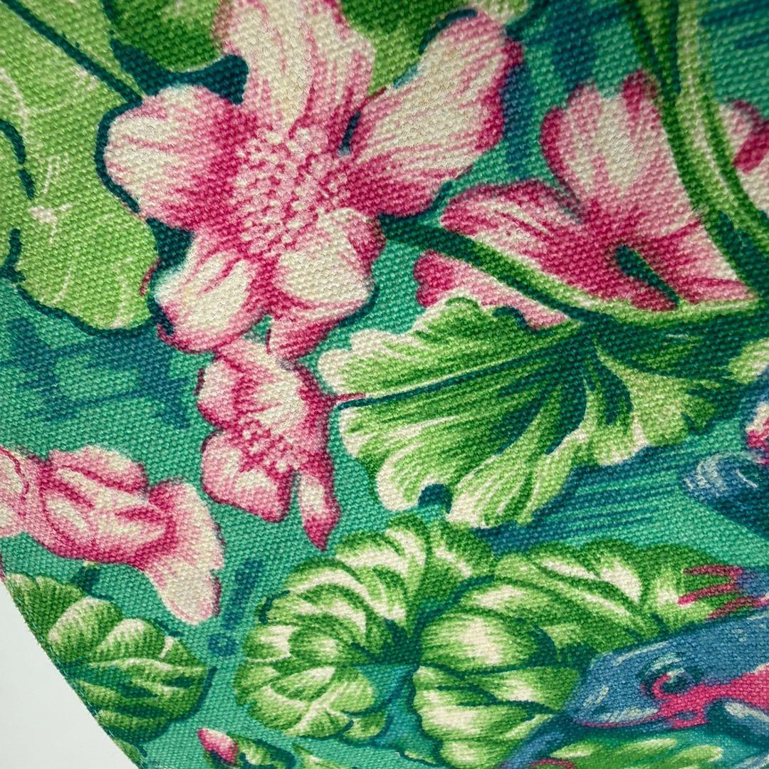 美品 HERMES ヴィンテージ ターンロック カエル 花柄 ショルダーバッグ