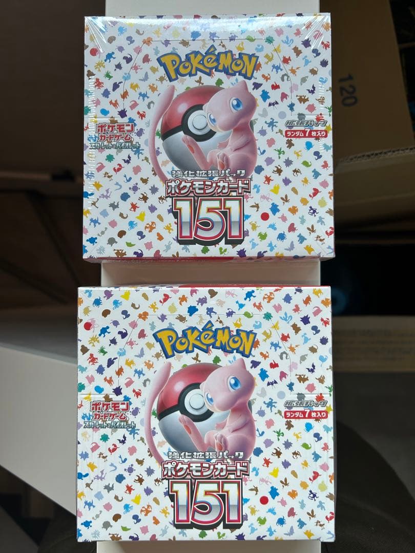 【新品未開封】ポケモンカード151 box シュリンク付き　2boxセット