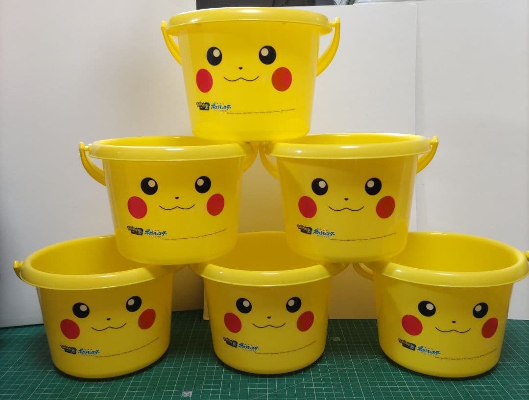 ★★★【未使用】24個 ポケモン バケツ 4種✕6 24個まとめて