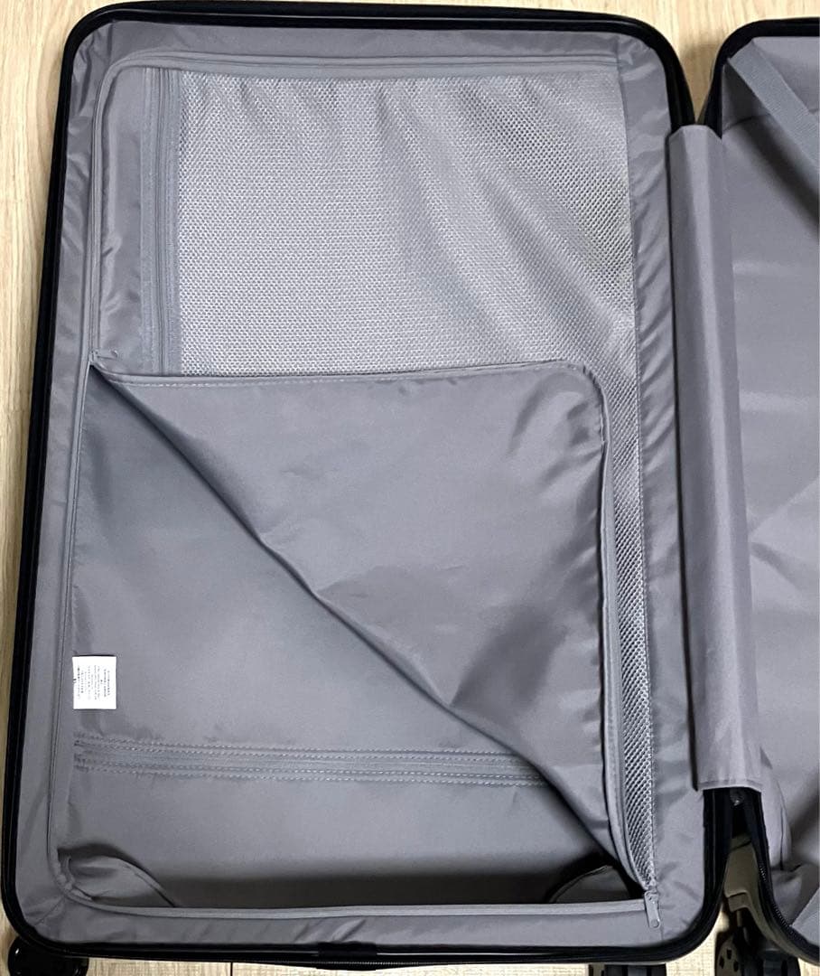 美品 送料無料 無印良品 キャリーバーの高さを自由に調節できるハードキャリー