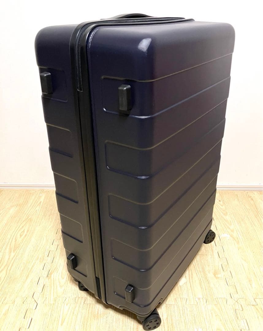 美品 送料無料 無印良品 キャリーバーの高さを自由に調節できるハードキャリー