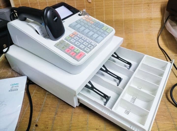 クローバーレジスター　JET-670上位スキャナ付き　PC連携　119933