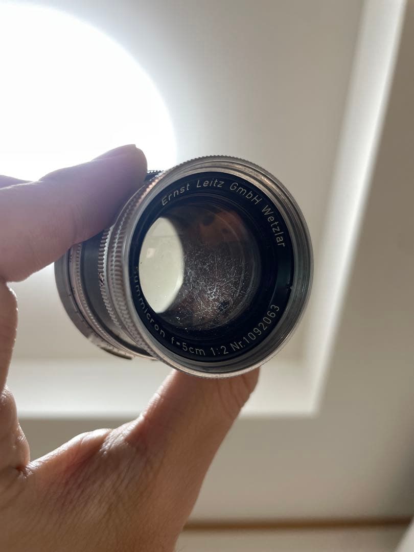 ライカ　ズミクロン M 50mm f2 沈胴　Leica summicron