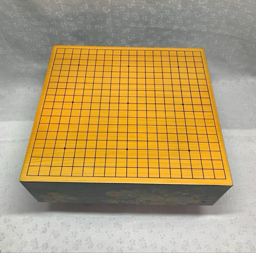 漆芸碁盤　ミニサイズ　柳山作　美品