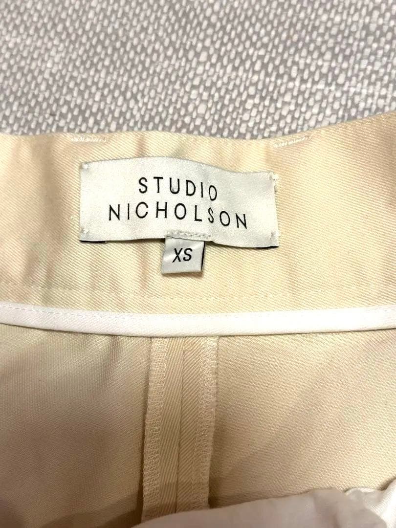 STUDIO NICHOLSON コットンツイル　チノ　トラウザー　XS