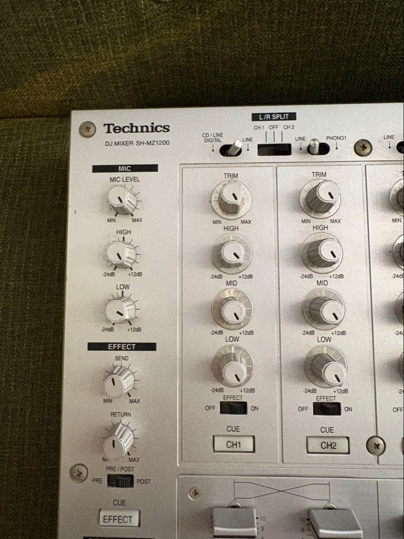 Technics　SH-MZ1200　DJミキサー　4ch　動作確認済み