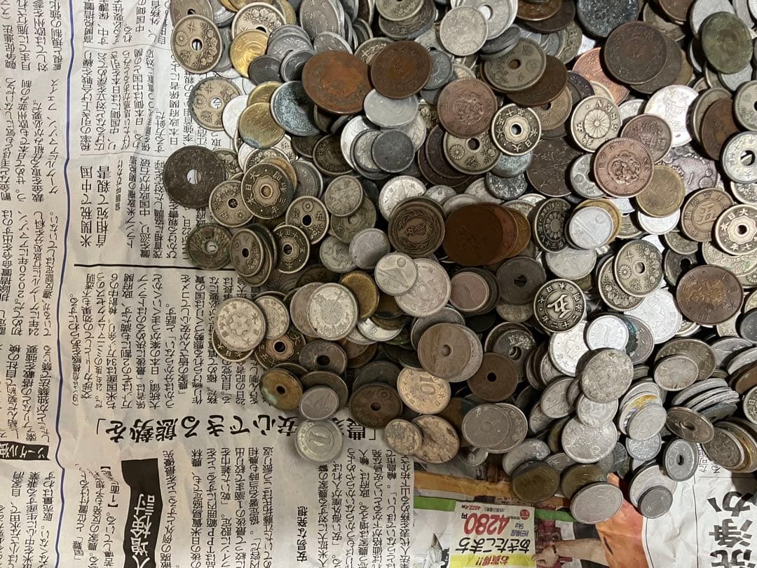 Ｙ　雑銭　日本古銭　硬貨　まとめ　約4.8Kg以上