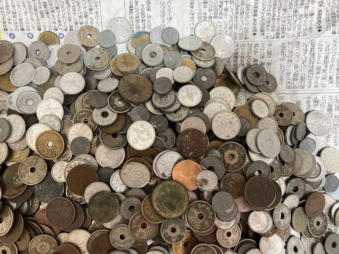 Ｙ　雑銭　日本古銭　硬貨　まとめ　約4.8Kg以上