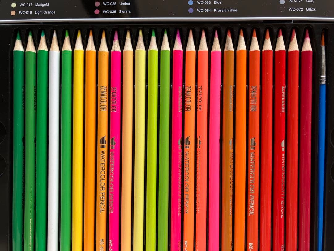 新品未使用 ZENACOLOR 色鉛筆 72色(生産終了)
