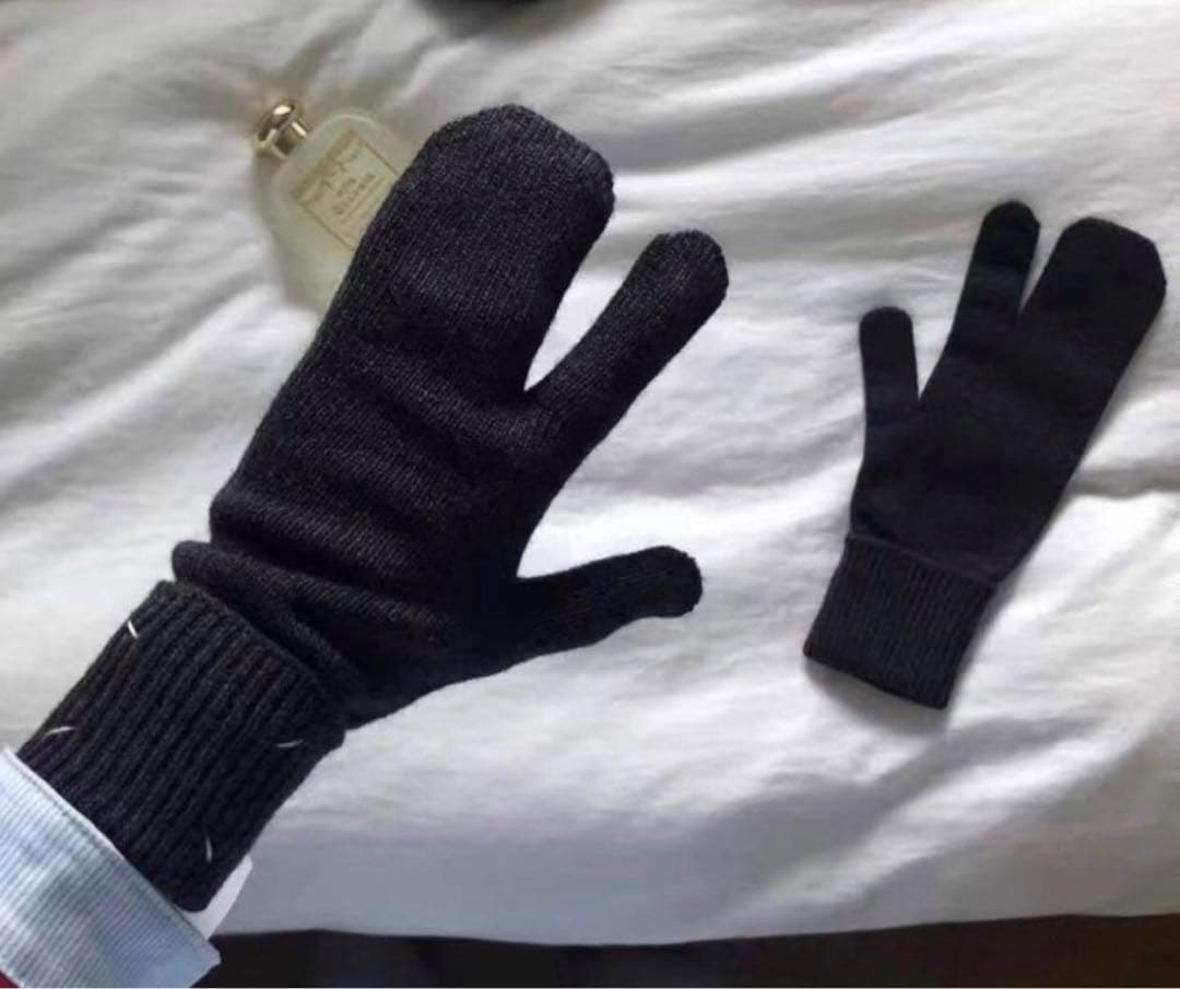 MaisonMargielaメゾンマルジェラ タビ 手袋 グローブ ブラック