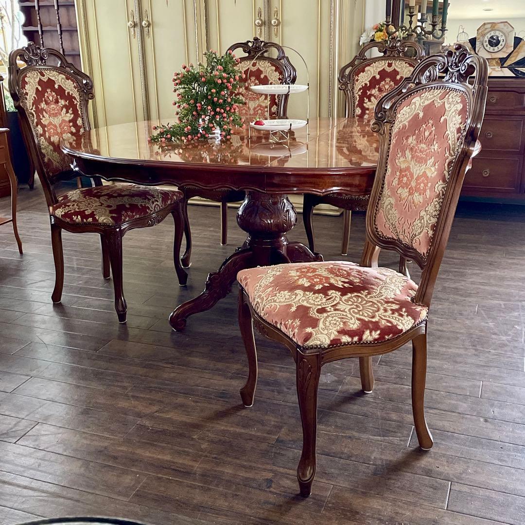 r144 イタリア FARINAZZO&GUERRA ダイニングテーブルセット